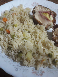 صورة لوصفة ارز بالخضار 🍲