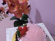Gambar kek strawberry