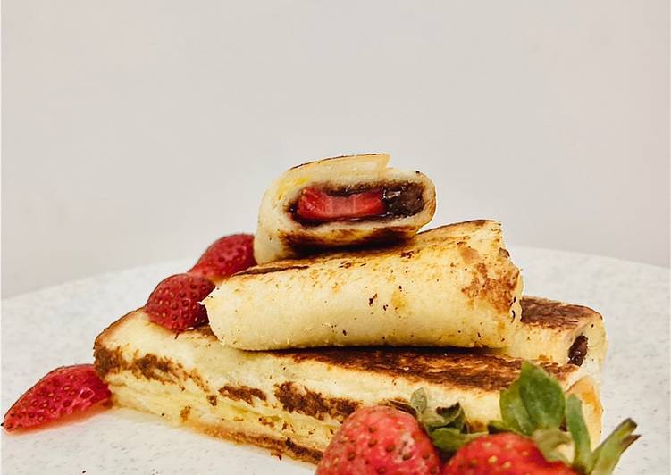 Resep Roll french toast (chocoberry) yang Lezat