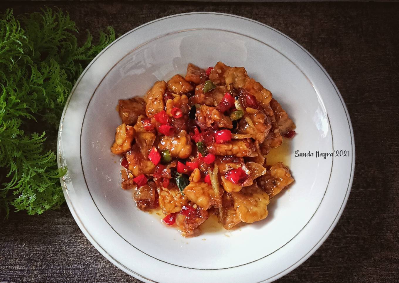 Oseng Tempe Pedas Gurih