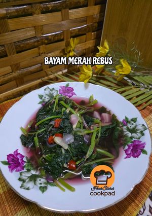 Gambar 19:9:26 - Bayam merah rebus