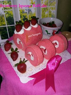 Foto resep Strawberry Japanese RollCake