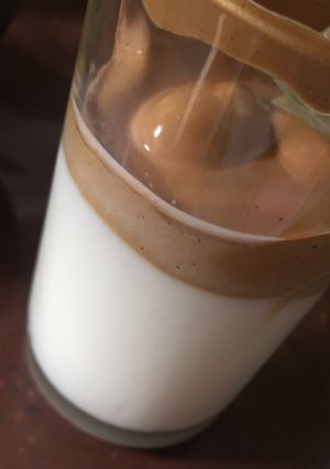 Foto resep Kopi dalgona korea
