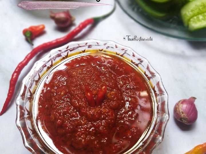 Langkah Gampang Membikin Resep Sambal Terasi Goreng yang Bisa Manjain Lidah Anti Ribet, Lezat