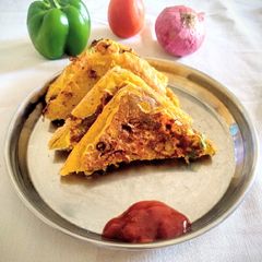A picture of Besan Bread Toast.