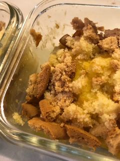 Foto resep Steamed Egg Bread Pudding with Marie Biscuit SNACK 1tahun