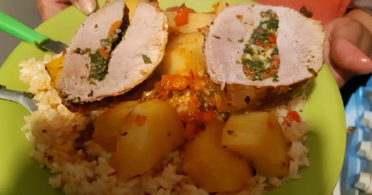 Receta De Chuletas Cremosas De Pollo Y Cerdo Receta De Chuletas Cremosas De Pollo Y Cerdo