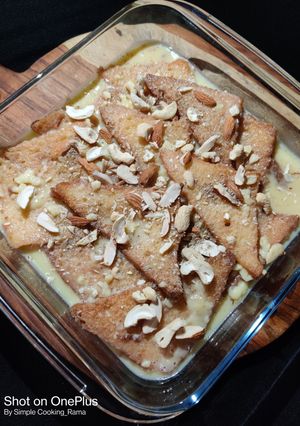 A picture of Shahi Tukda.