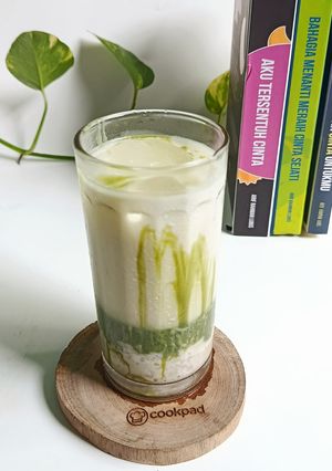 Foto resep Ketan Durian Matcha