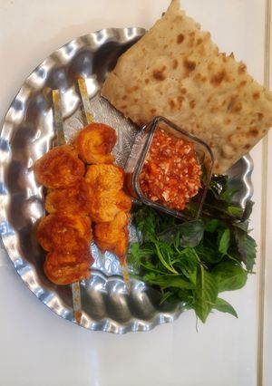 عکسی از دستور خوراک مرغ رولی
