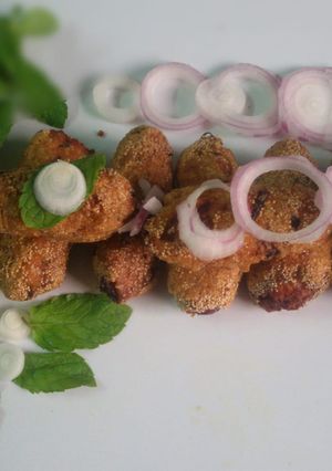 A picture of Cruncy urad dal finger chop.