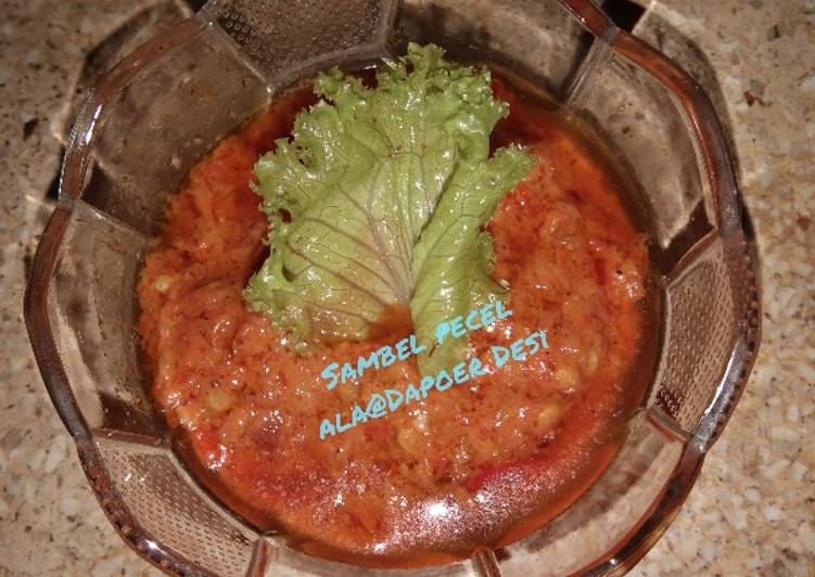 Sambel pecel ayam/lele