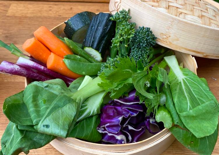 Simple Way to Make Award-winning Bamboo Steamed Vegetables