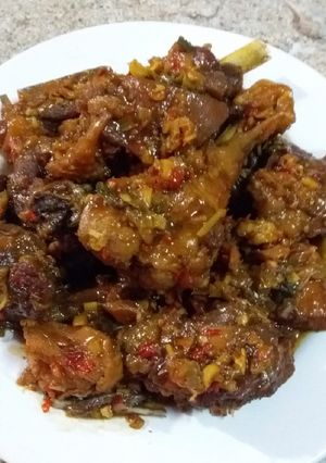 Foto resep Ayam kampung masak rica khas Jawa Tengah