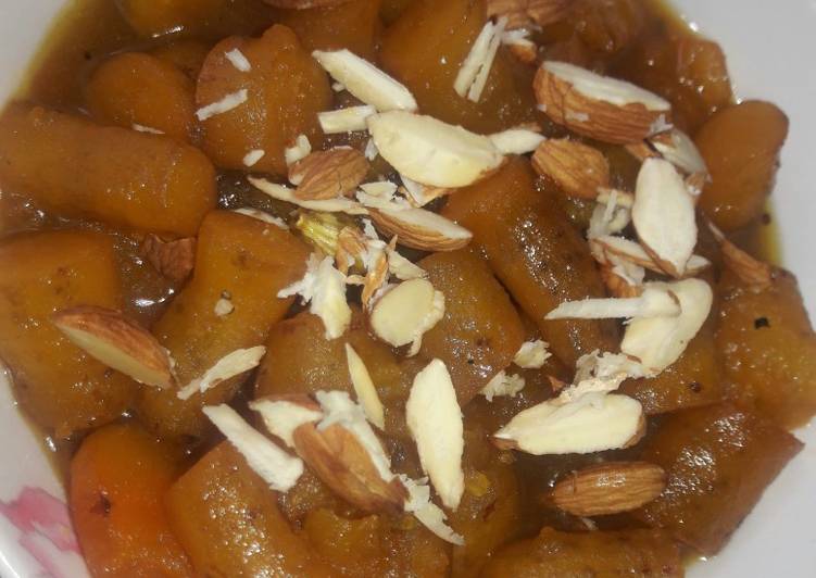 Recipe of Award-winning Sweet potato in jaggery