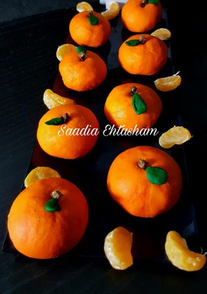 A picture of Orange sondesh.