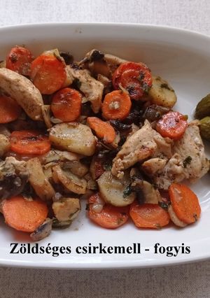 Zöldséges csirkemell - fogyis recept fotója