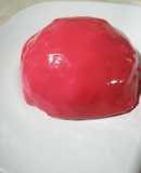 Mousse de piloncillo con jelly de tejocote con guayaba