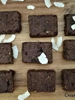 Una foto de Brownie de calabaza