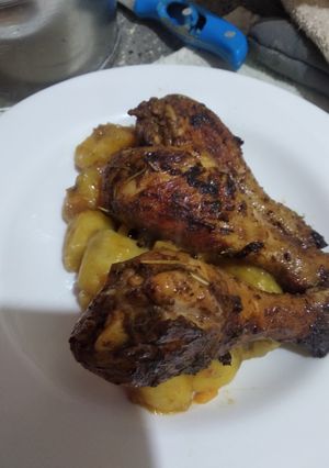 A picture of Spicy chicken drumsticks #recreate.