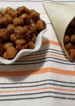 Foto di Ceci speziati e tostati in padella