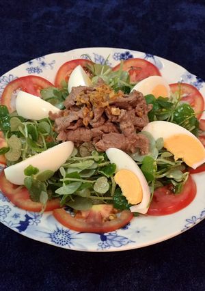 Hình của món Salad càng cua.