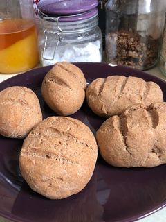 Teljeskiőrlésű rozsos bagett (mini) recept fotója