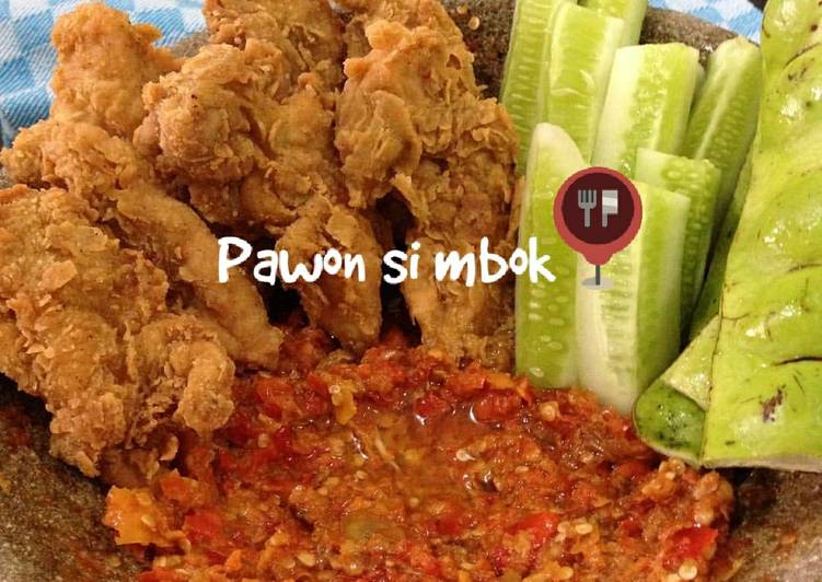 Resep Ayam geprek sambel korek | Bahan Membuat Ayam geprek sambel korek Yang Enak dan Simpel