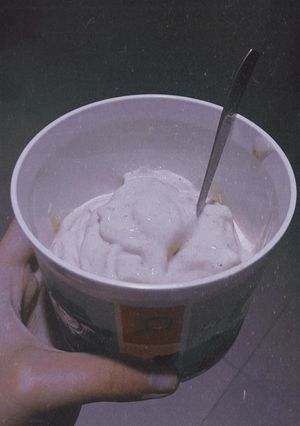 Una foto de Helado casero de banana!