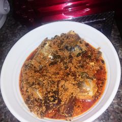 A picture of Egusi soup.