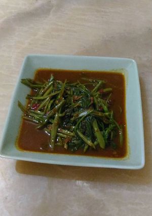 Foto resep Tumis Kangkung Terasi Pedas