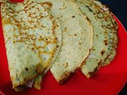 Una foto de crepas de avena