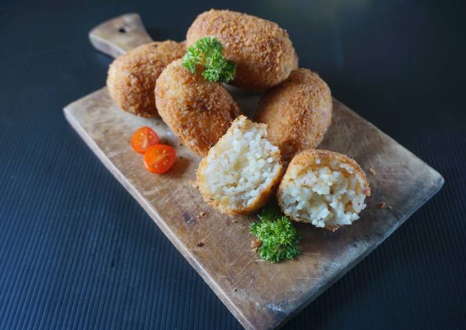 Resep Kroket Nasi Keju Kornet Oleh Sekar Ayu Cookpad