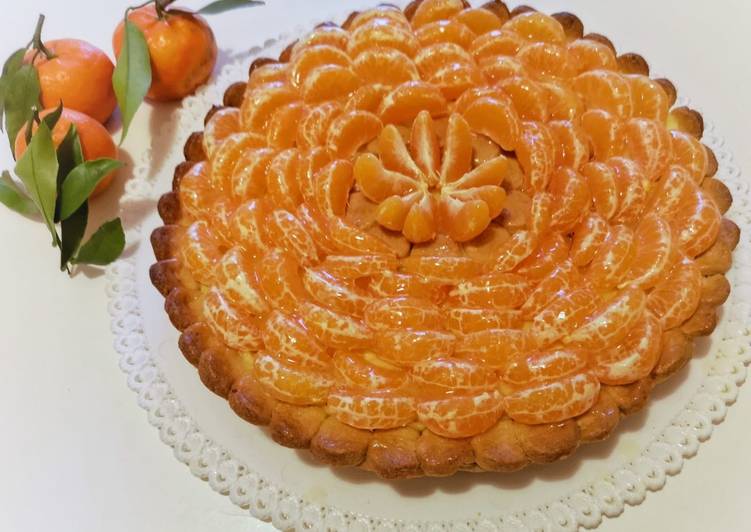 Crostata crema pasticciera e clementine!!