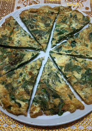 當歸葉煎蛋（蛋素） 的食譜成品照片