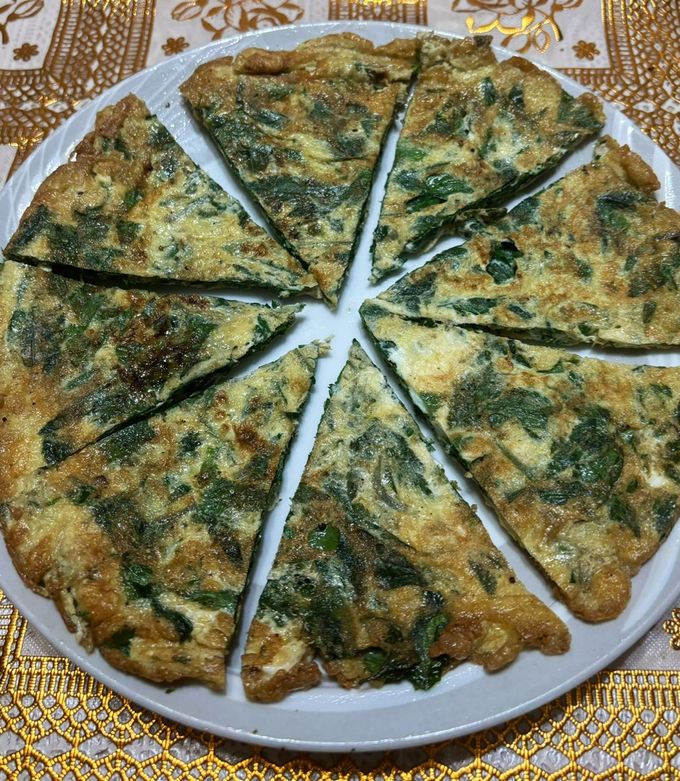 當歸葉煎蛋（蛋素） 的食譜成品照片