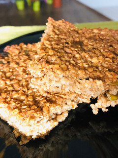 Fügés-zabos sütemény recept fotója