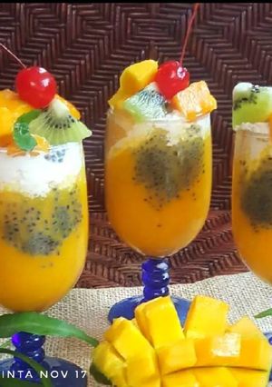 Foto resep Jus Mangga Jeruk ala King Mango Thai