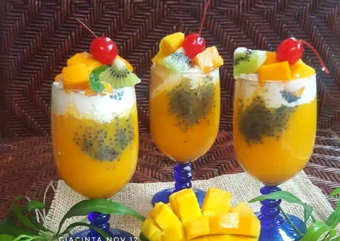 Jus Mangga Jeruk ala King Mango Thai