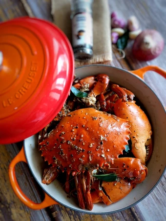 Langkah Mudah untuk Membuat Resep Kepiting Lada Hitam/Blackpepper Crab yang Bisa Manjain Lidah Anti Ribet, Mantap Sekali