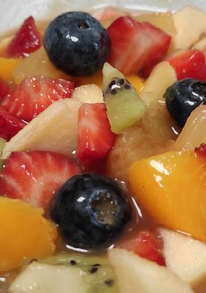 Una foto de Ensalada de frutas