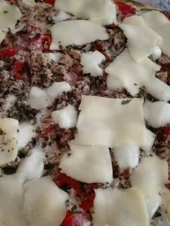 Una foto de Pastel de calabacín y tomate