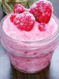 Raspberry sorbet dessert diet