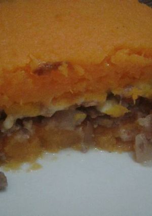 Una foto de Pastel de calabacín