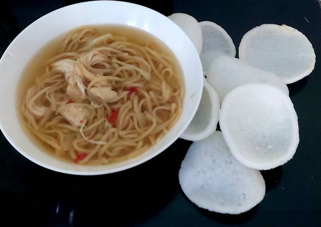 My Salt n Pepper Chilli Noodle Chicken Soup 🤩