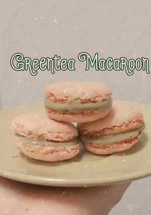 Foto resep Greentea Macaroon Simple