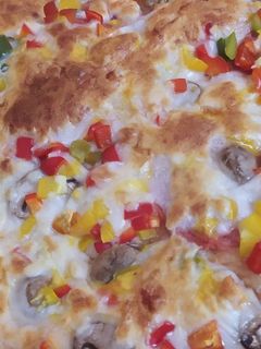 عکسی از دستور پیتزا پپرونی