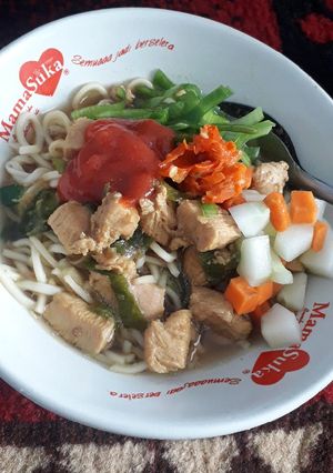 Foto resep Mie ayam kuah manis