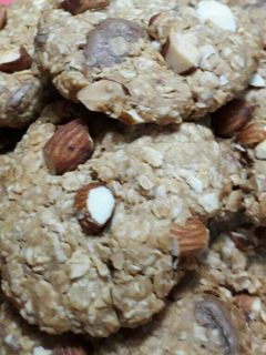 Foto resep Oat peanut butter cookies