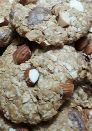 Foto resep Oat peanut butter cookies